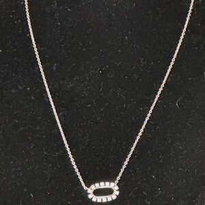 NIP Kendra Scott Elisa Open Frame Crystal Pendant Necklace. Retail $60.00